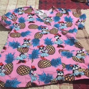 Disney scrub top